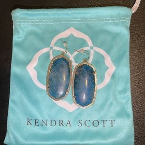 Blue Kendra Scott Danielle earrings
